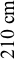 210 cm